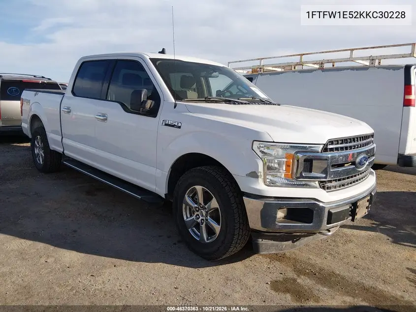 FORD F-150 2019, VIN 1FTFW1E52KKC30228