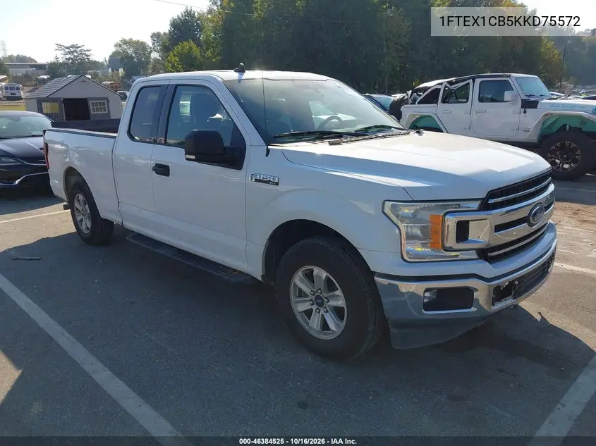 FORD F-150 2019, VIN 1FTEX1CB5KKD75572