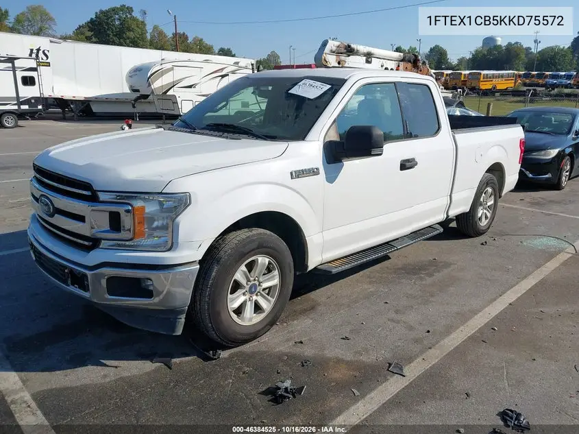 2019 FORD F-150 VIN 1FTEX1CB5KKD75572 — фото 2