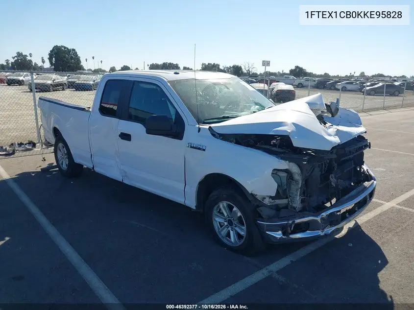 FORD F-150 2019, VIN 1FTEX1CB0KKE95828