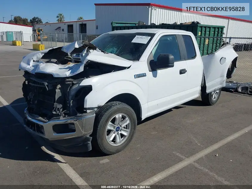 2019 FORD F-150 VIN 1FTEX1CB0KKE95828 — фото 2