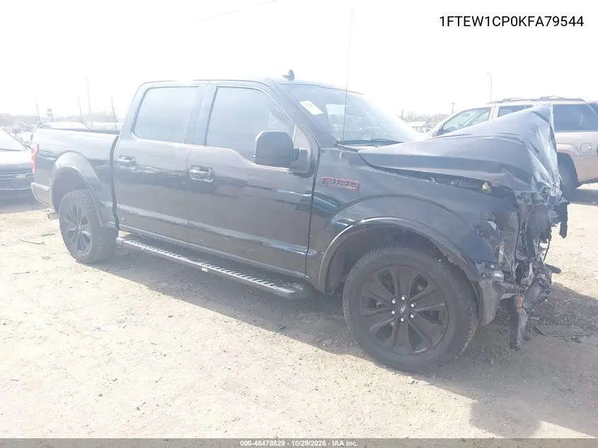 FORD F-150 2019, VIN 1FTEW1CP0KFA79544
