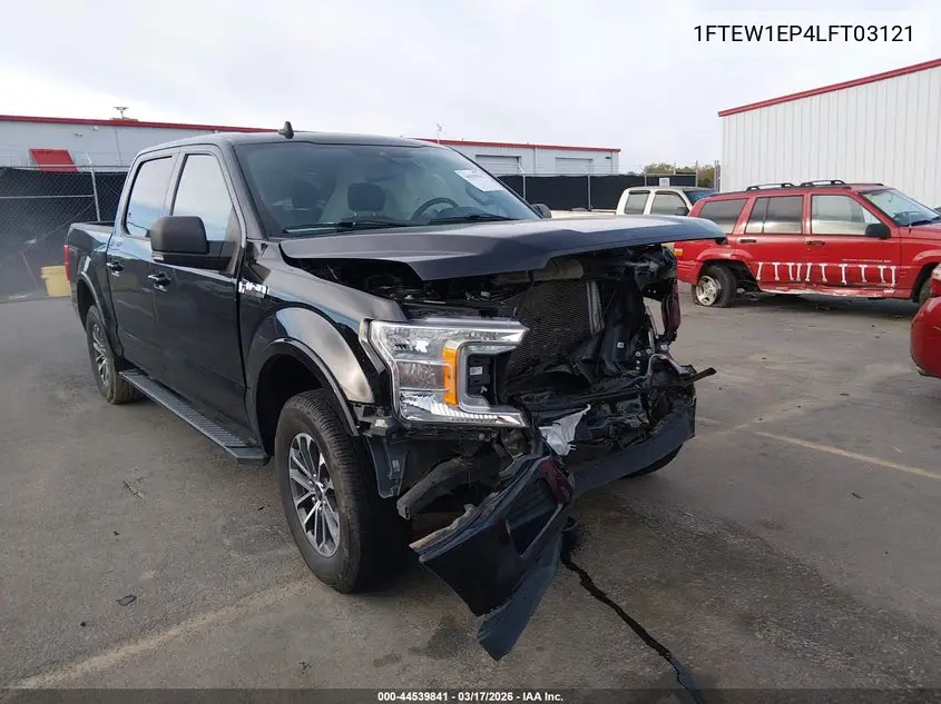 FORD F-150 2020, VIN 1FTEW1EP4LFC03121