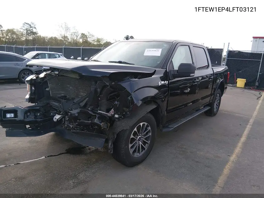 2020 FORD F-150 VIN 1FTEW1EP4LFC03121 — фото 2