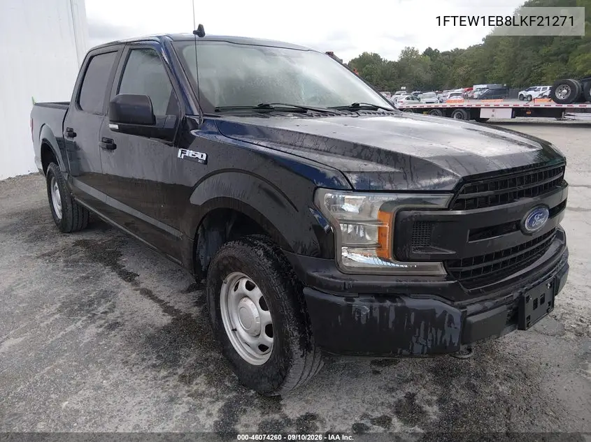 FORD F-150 2020, VIN 1FTEW1EB8LKF21271