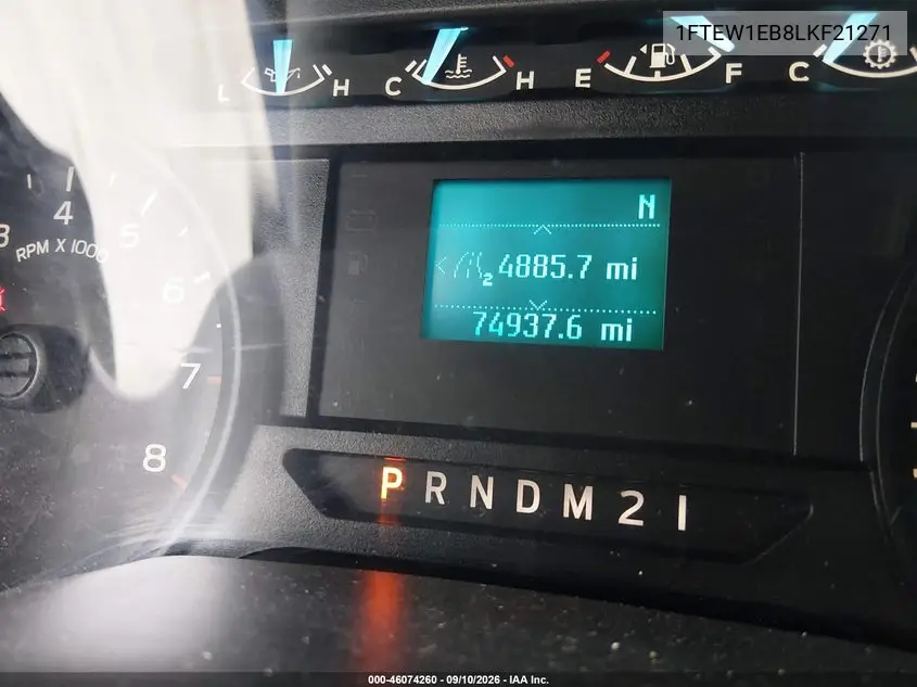 2020 FORD F-150 VIN 1FTEW1EB8LKF21271 — фото 20