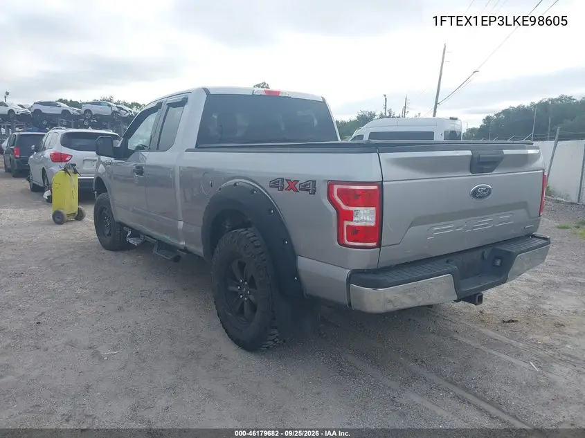 2020 FORD F-150 VIN 1FTEX1EP3LKE98605 — фото 3