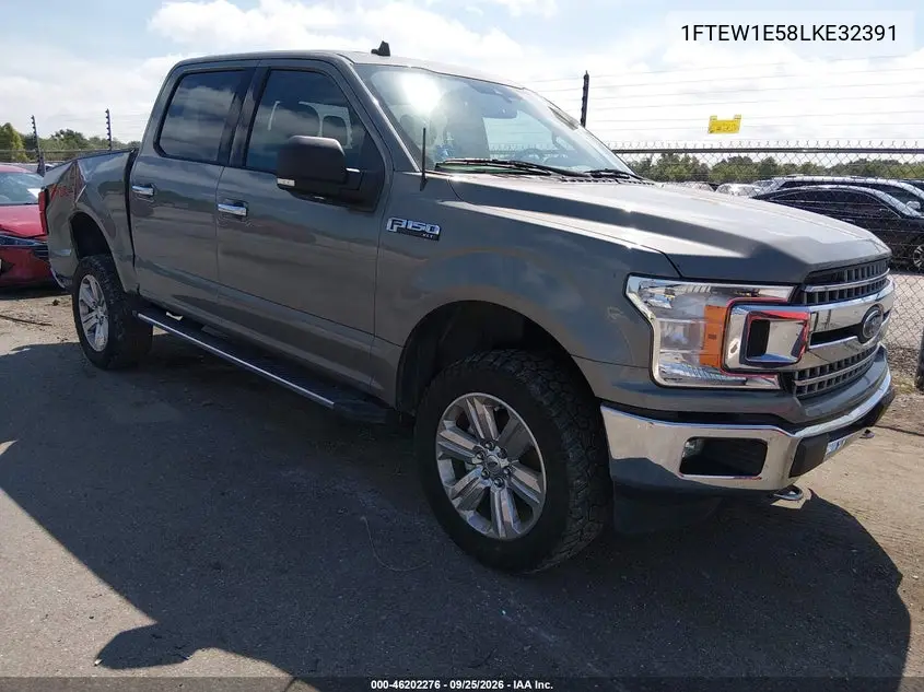FORD F-150 2020, VIN 1FTEW1E58LKE32391
