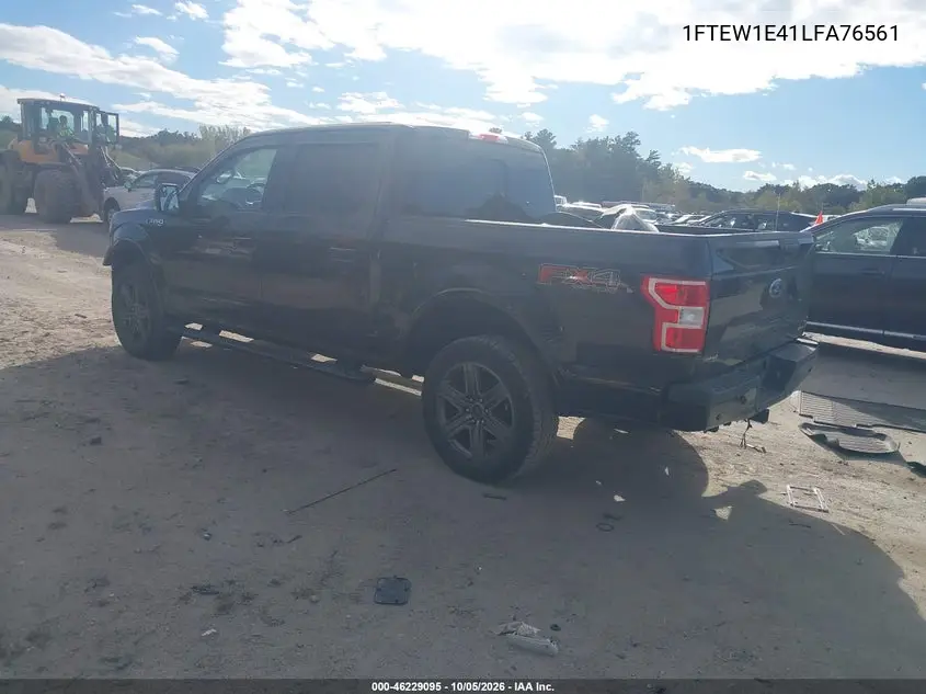 2020 FORD F-150 VIN 1FTEW1E41LFA76561 — фото 3