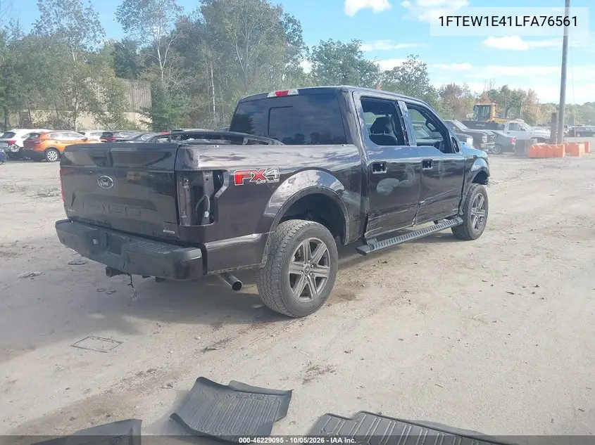 2020 FORD F-150 VIN 1FTEW1E41LFA76561 — фото 4