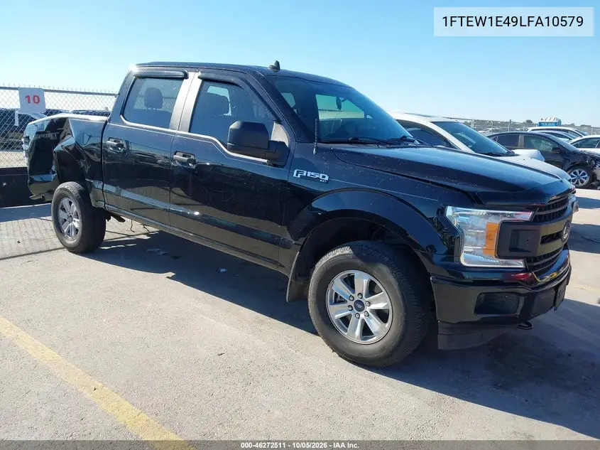 FORD F-150 2020, VIN 1FTEW1E49LFA10579