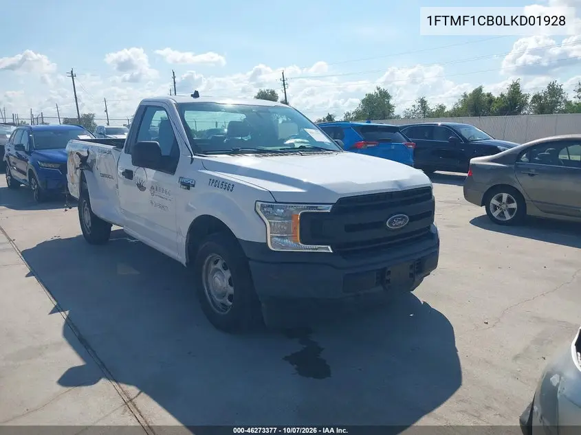 FORD F-150 2020, VIN 1FTMF1CB0LKD01928