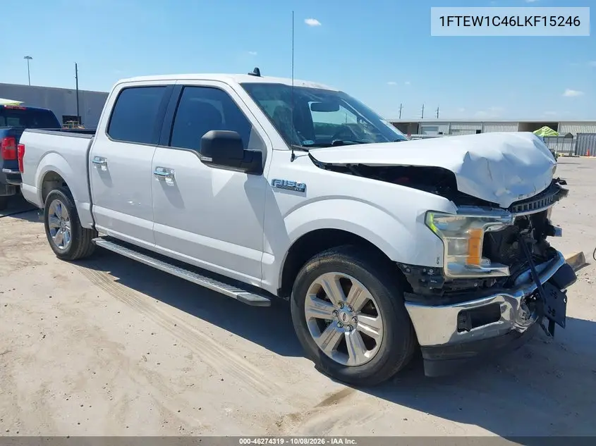 FORD F-150 2020, VIN 1FTEW1C46LKF15246