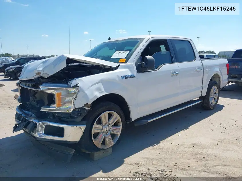 2020 FORD F-150 VIN 1FTEW1C46LKF15246 — фото 2