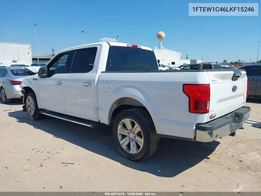 2020 FORD F-150 VIN 1FTEW1C46LKF15246 — фото 3