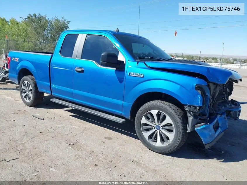 FORD F-150 2020, VIN 1FTEX1CP5LKD75746