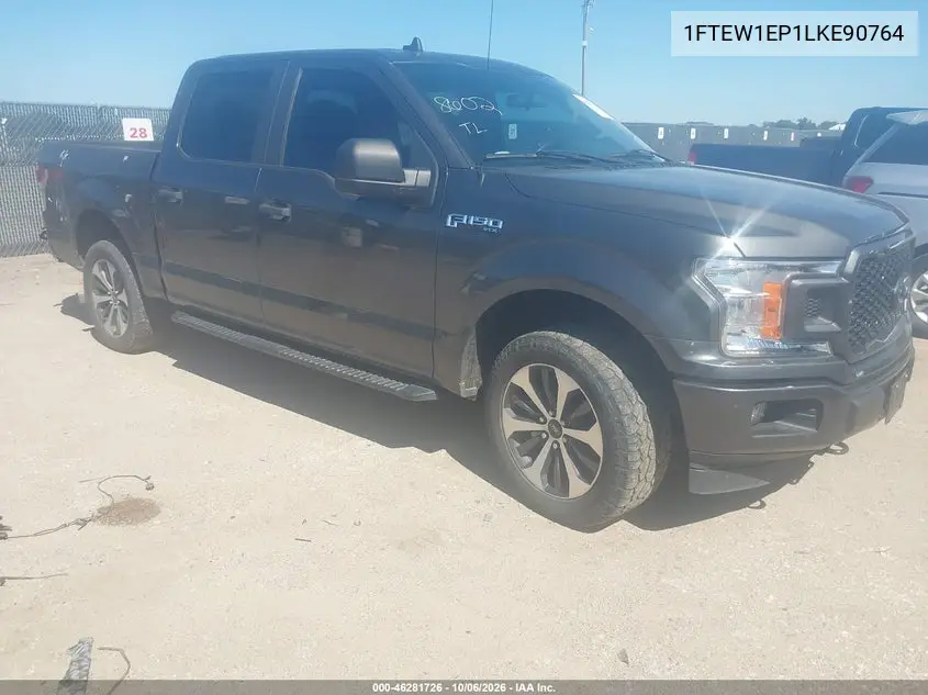 FORD F-150 2020, VIN 1FTEW1EP1LKE90764