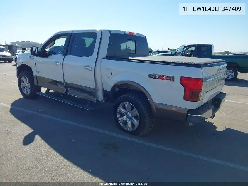 2020 FORD F-150 VIN 1FTEW1E40LFB47409 — фото 3