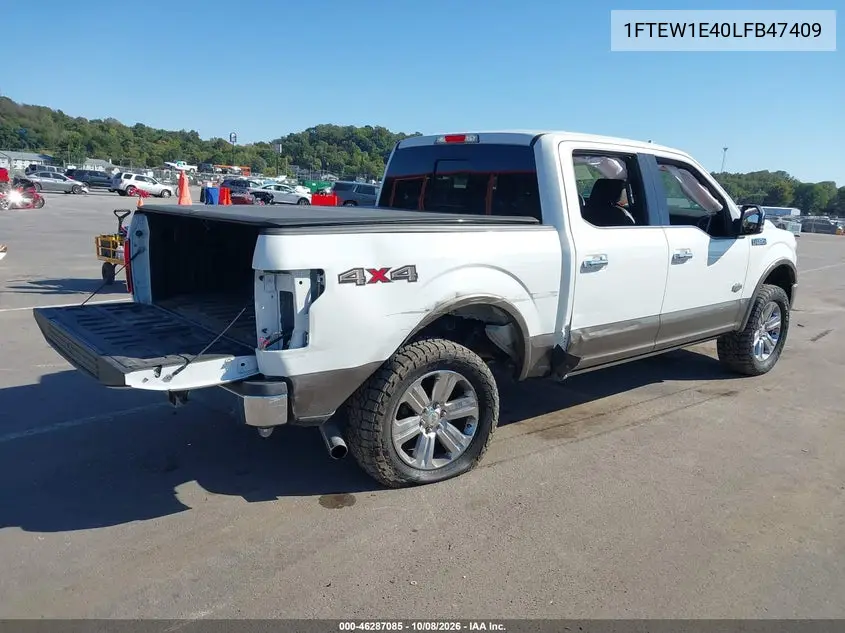2020 FORD F-150 VIN 1FTEW1E40LFB47409 — фото 4