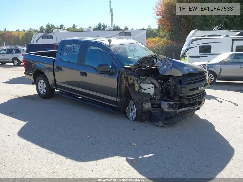 FORD F-150 2020, VIN 1FTEW1E41LFA75331