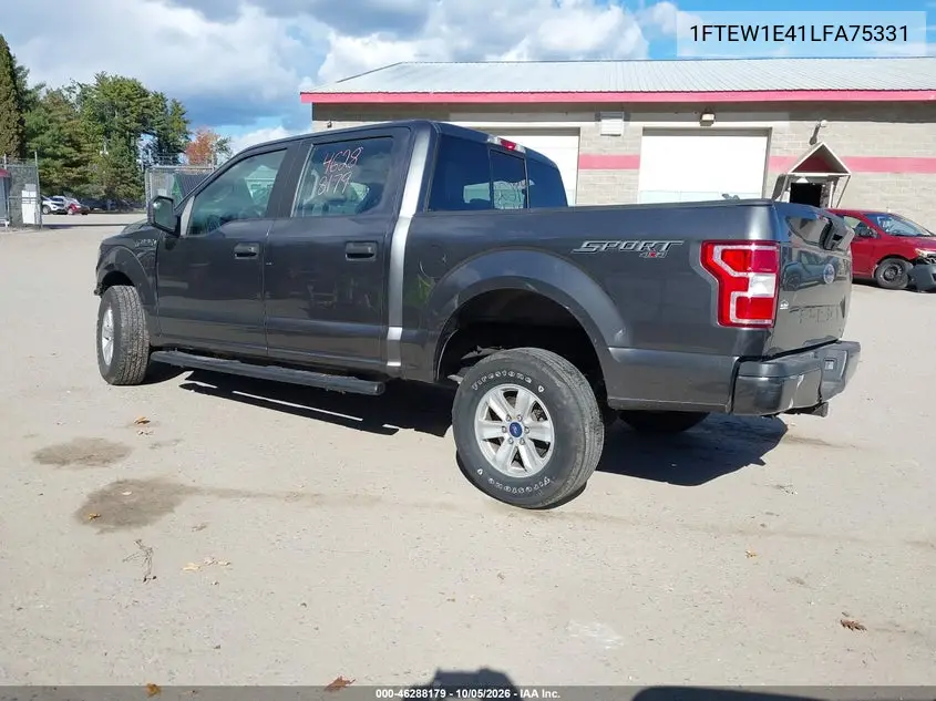 2020 FORD F-150 VIN 1FTEW1E41LFA75331 — фото 3