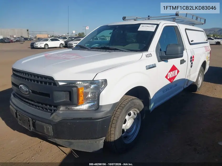 2020 FORD F-150 VIN 1FTMF1CB2LKD83046 — фото 2