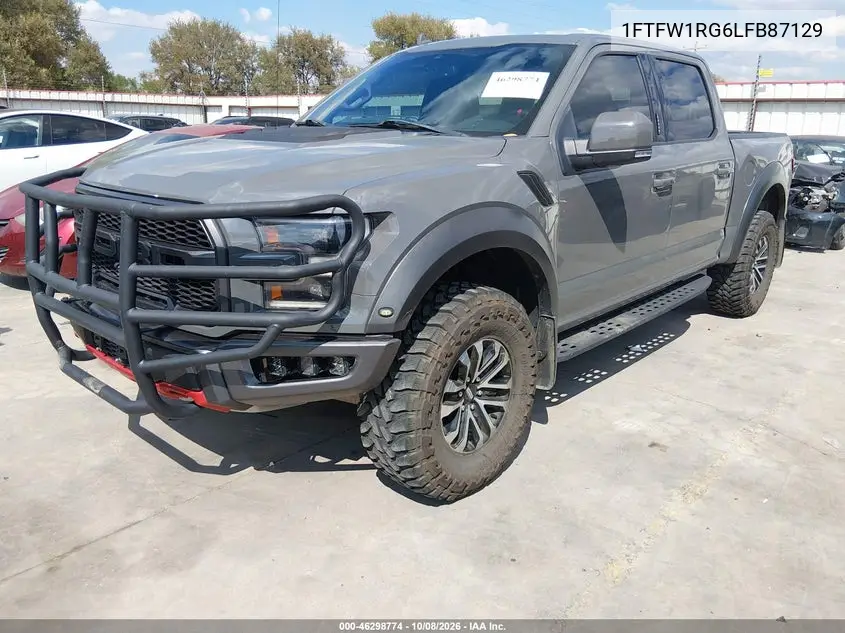 2020 FORD F-150 VIN 1FTFW1RG6LFB87129 — фото 2