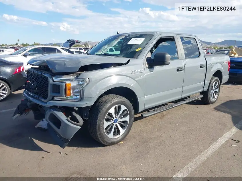 2020 FORD F-150 VIN 1FTEW1EP2LKE80244 — фото 2