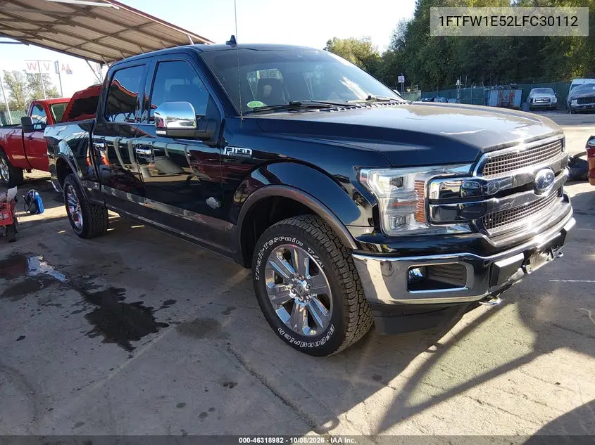 FORD F-150 2020, VIN 1FTFW1E52LFC30112