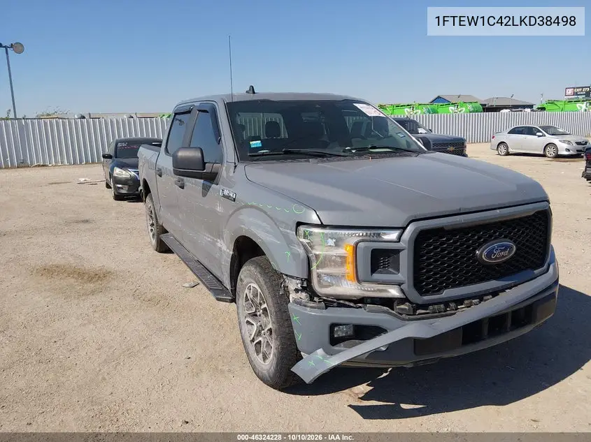 FORD F-150 2020, VIN 1FTEW1C42LKD38498