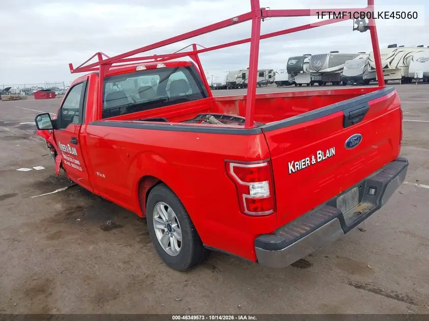 2020 FORD F-150 VIN 1FTMF1CB0LKE45060 — фото 3