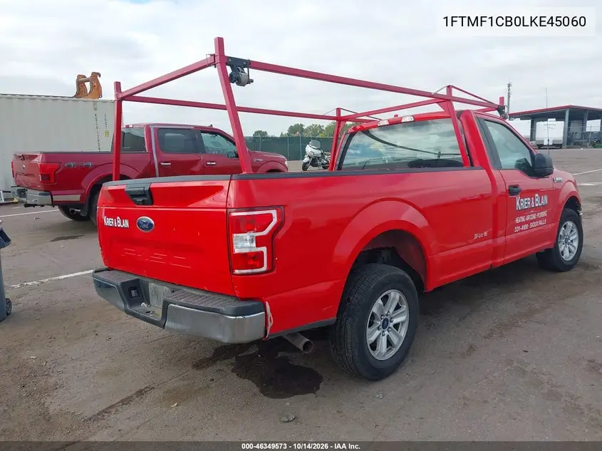 2020 FORD F-150 VIN 1FTMF1CB0LKE45060 — фото 4