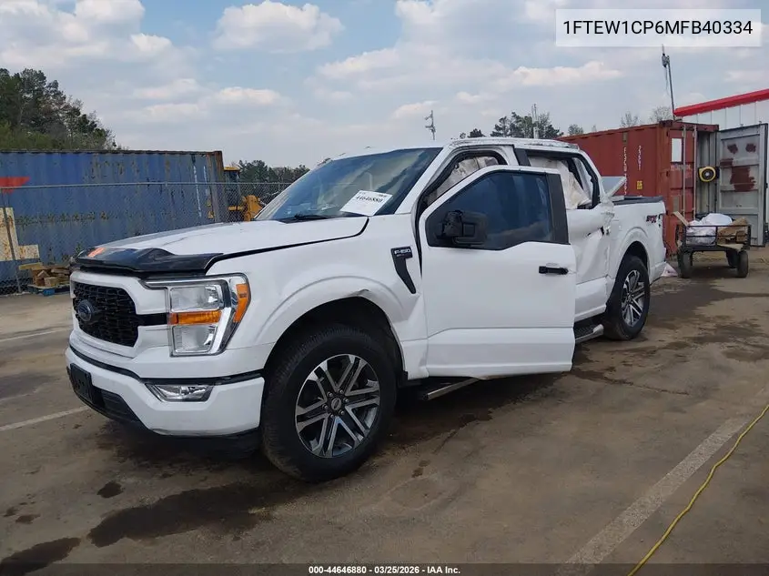 2021 FORD F-150 VIN 1FTEW1CP6MFB40334 — фото 2