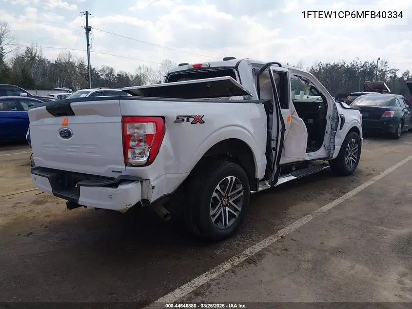 2021 FORD F-150 VIN 1FTEW1CP6MFB40334 — фото 4