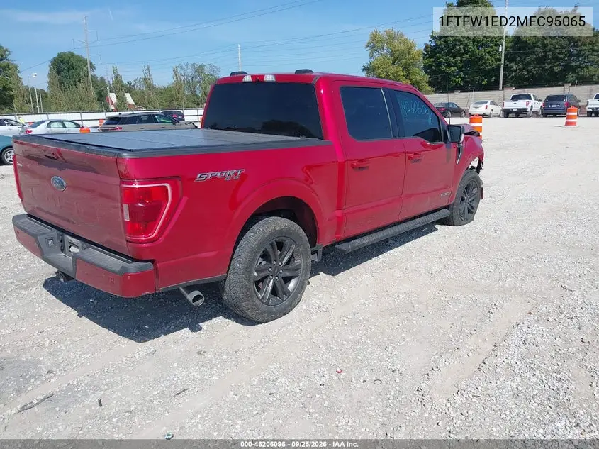 2021 FORD F-150 VIN 1FTFW1ED2MFC95065 — фото 4