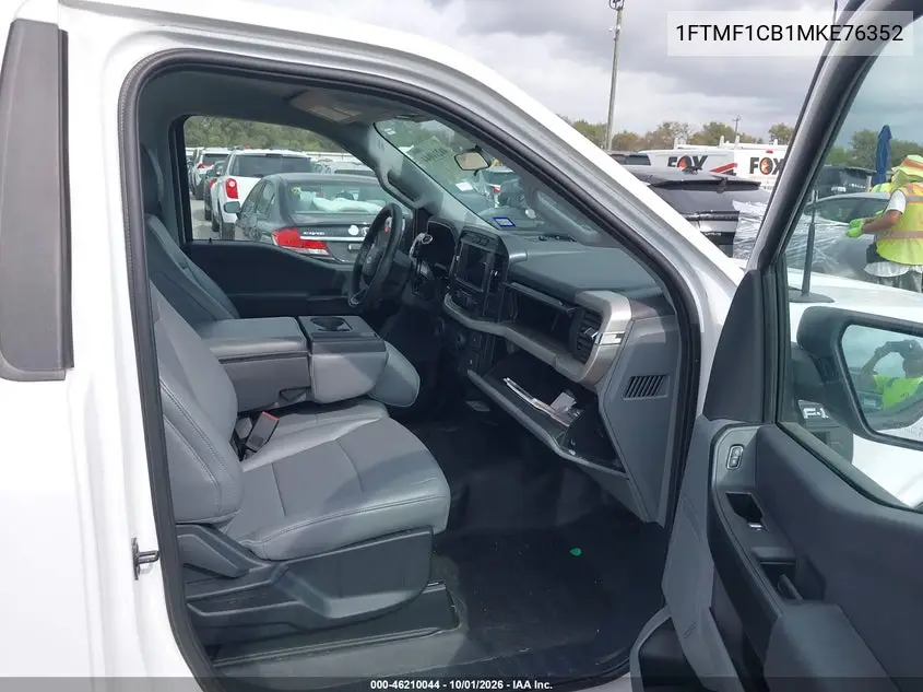 2021 FORD F-150 VIN 1FTMF1CB1MKE76352 — фото 5