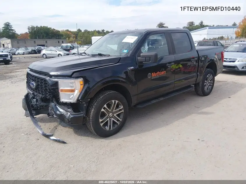 2021 FORD F-150 VIN 1FTEW1EP5MFD10440 — фото 2