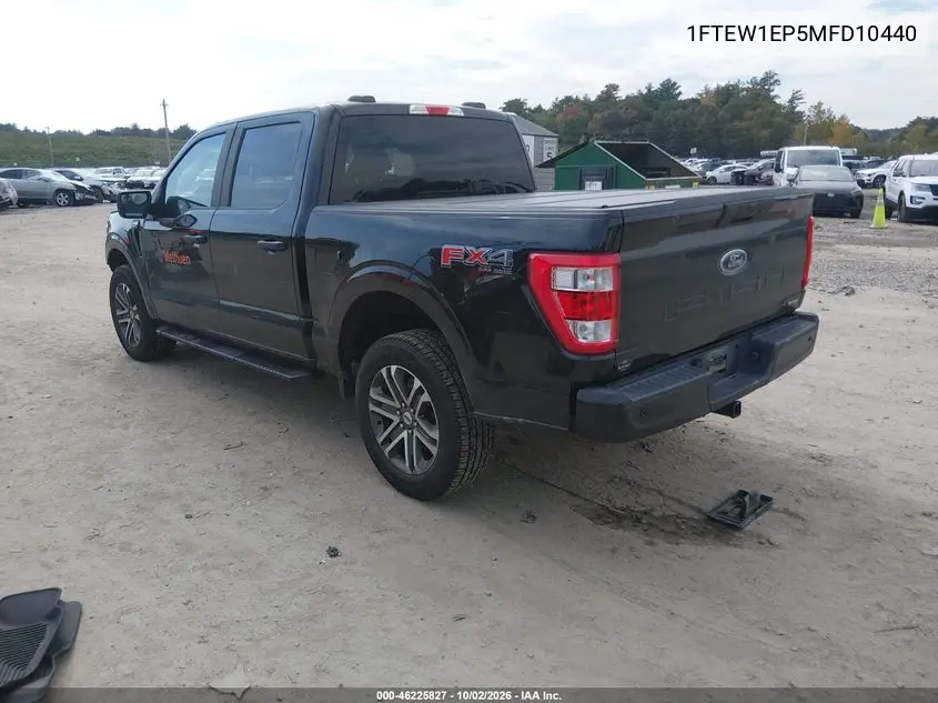 2021 FORD F-150 VIN 1FTEW1EP5MFD10440 — фото 3