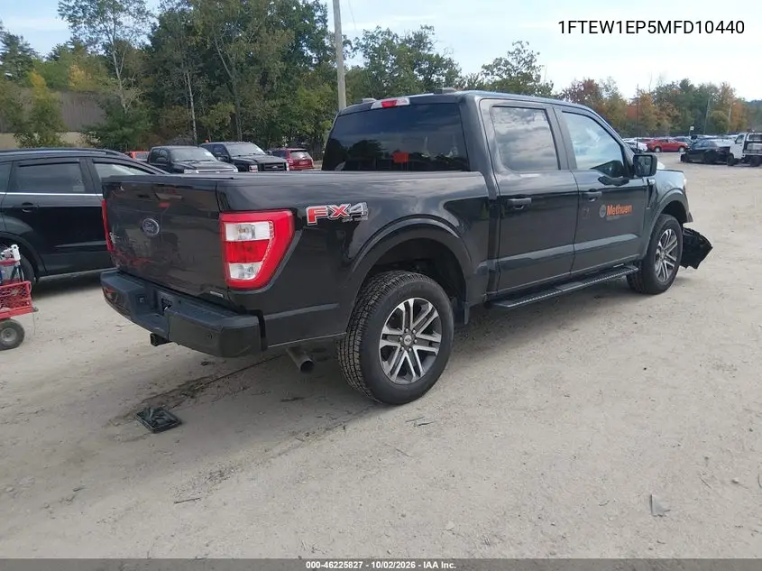2021 FORD F-150 VIN 1FTEW1EP5MFD10440 — фото 4