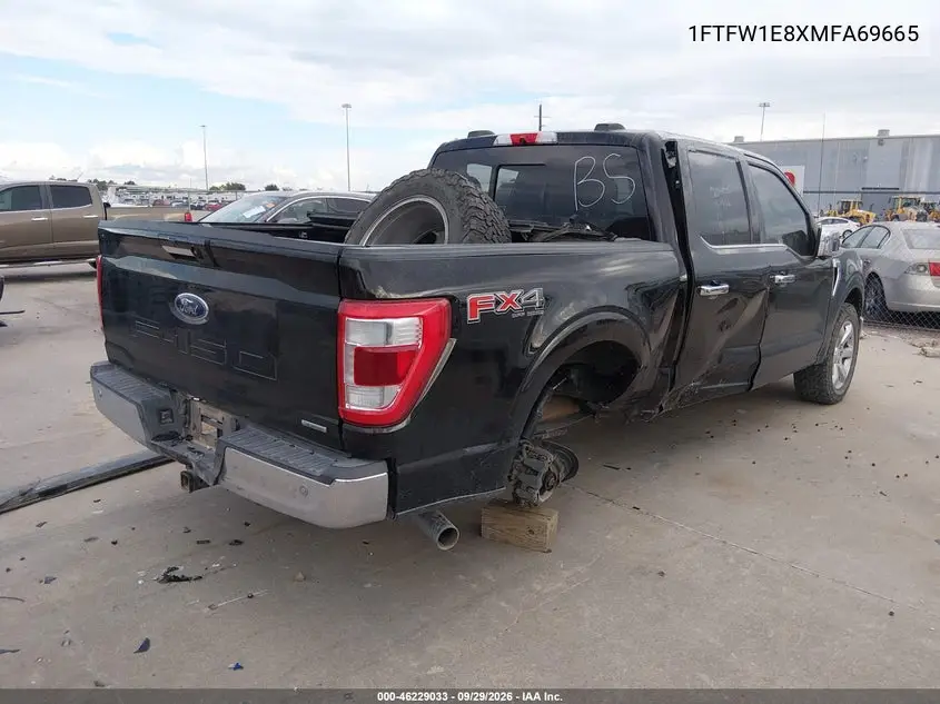 2021 FORD F-150 VIN 1FTFW1E8XMFA69665 — фото 4