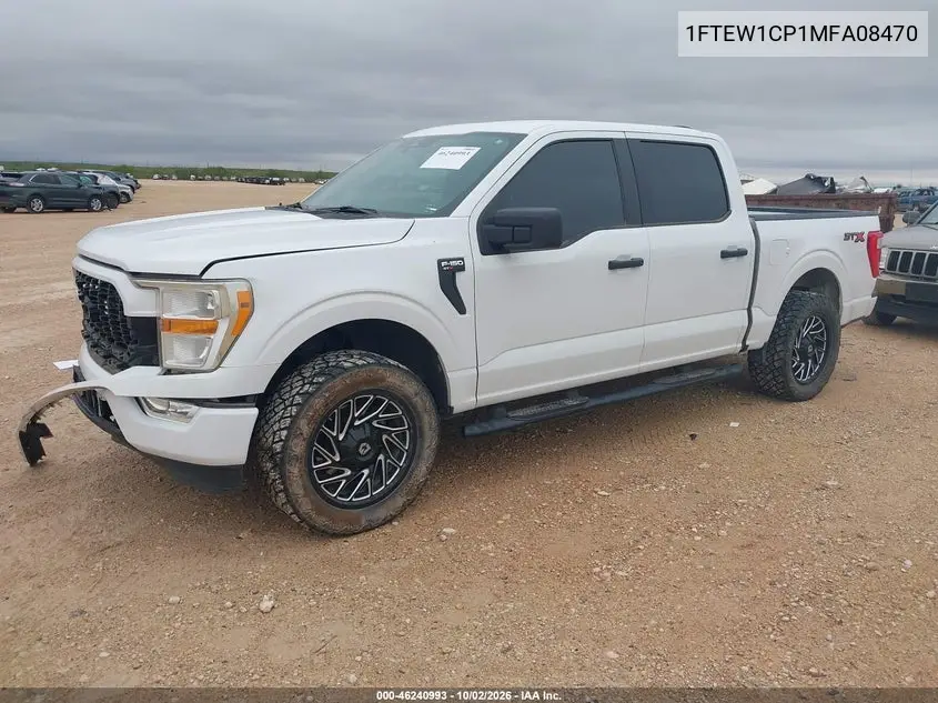2021 FORD F-150 VIN 1FTEW1CP1MFA08470 — фото 2