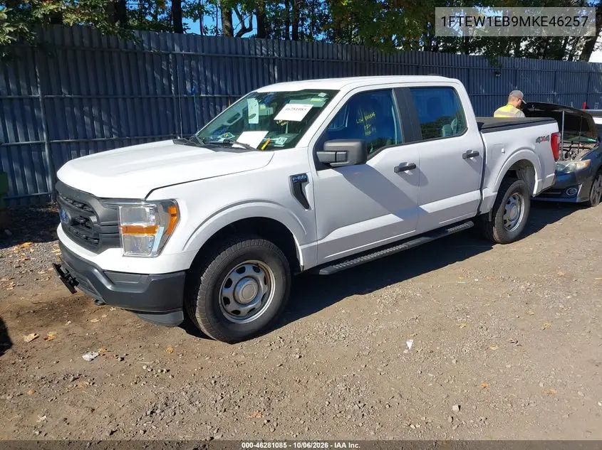 2021 FORD F-150 VIN 1FTEW1EB9MKE46257 — фото 2