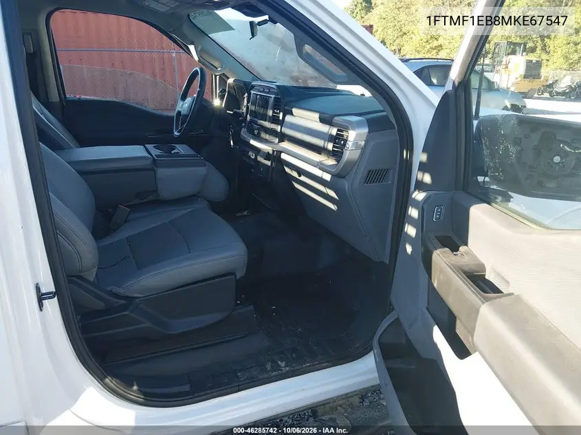 2021 FORD F-150 VIN 1FTMF1EB8MKE67547 — фото 5
