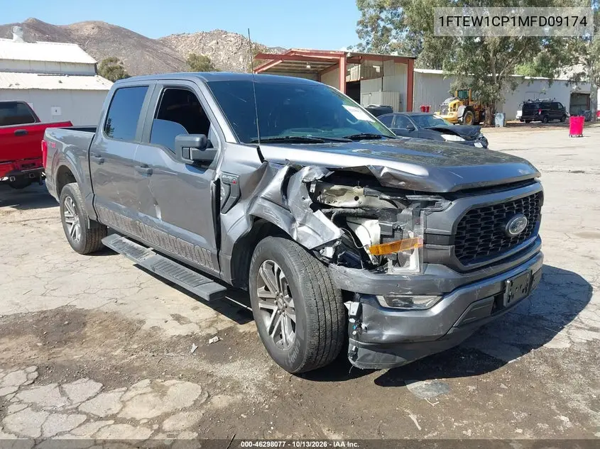 FORD F-150 2021, VIN 1FTEW1CP1MFD09174