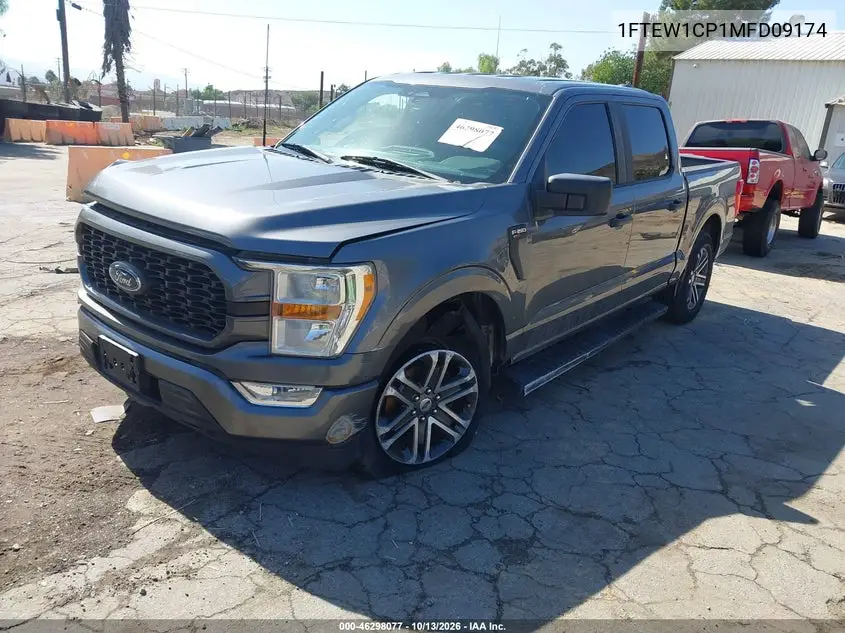 2021 FORD F-150 VIN 1FTEW1CP1MFD09174 — фото 2