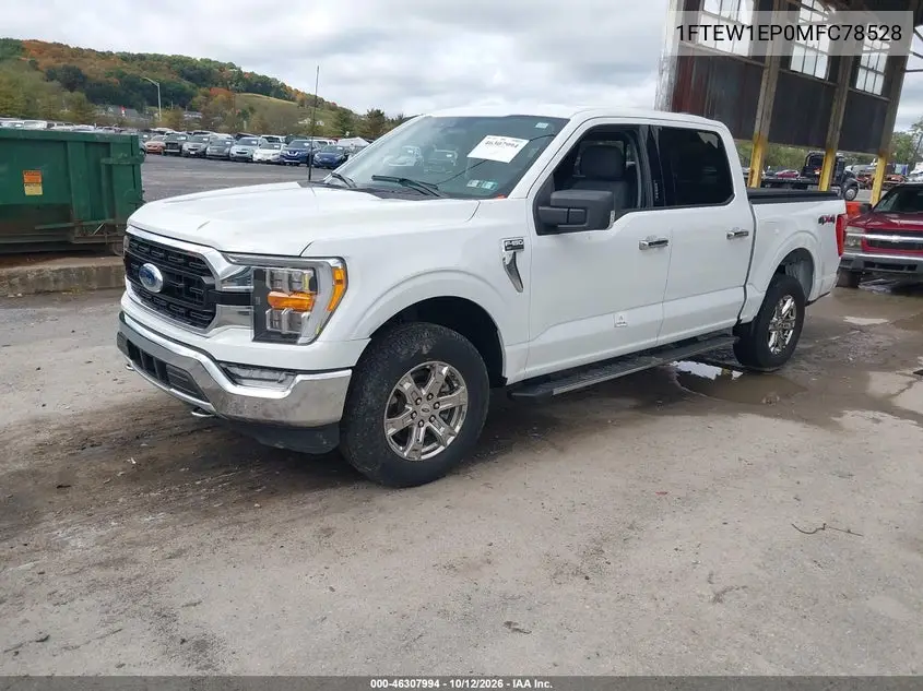 2021 FORD F-150 VIN 1FTEW1EP0MFC78528 — фото 2