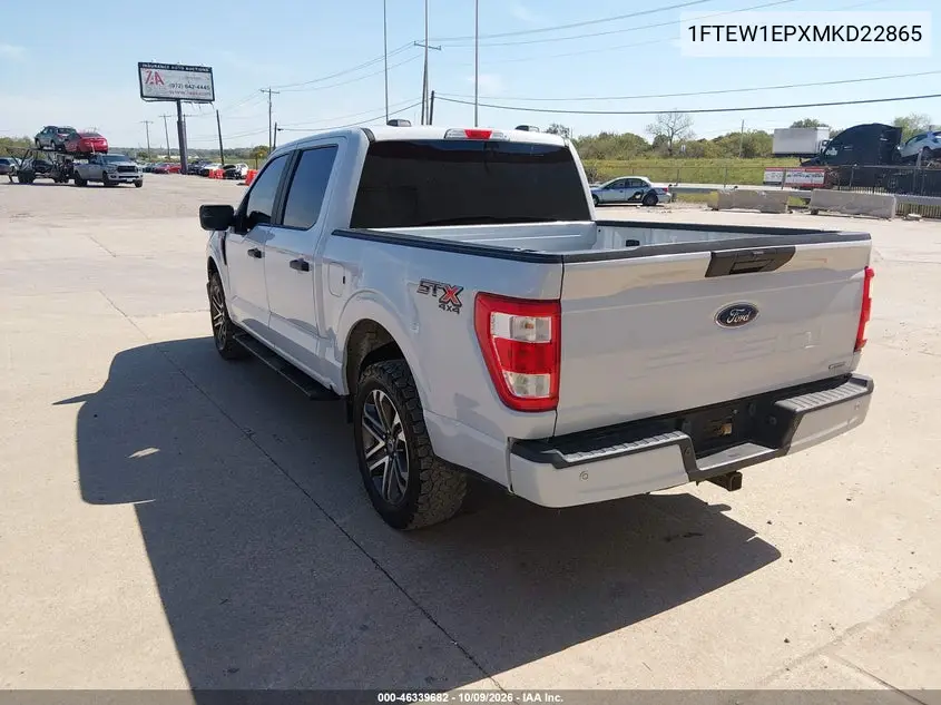 2021 FORD F-150 VIN 1FTEW1EPXMKD22865 — фото 3