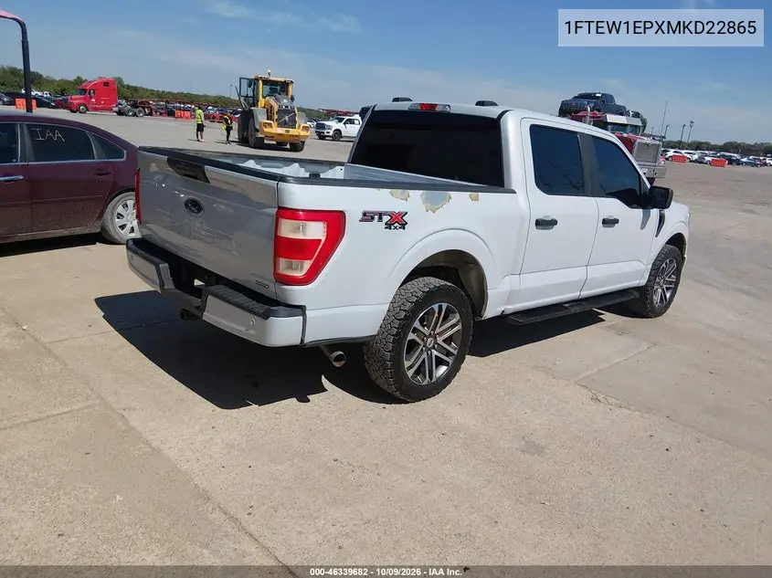 2021 FORD F-150 VIN 1FTEW1EPXMKD22865 — фото 4