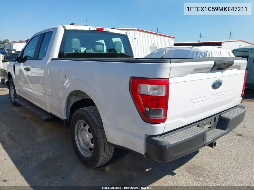 2021 FORD F-150 VIN 1FTEX1C59MKE47211 — фото 3