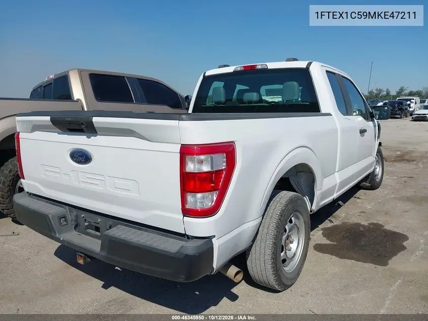 2021 FORD F-150 VIN 1FTEX1C59MKE47211 — фото 4